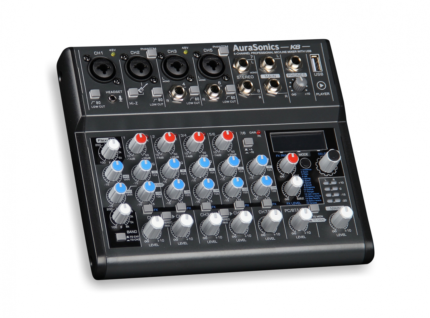 AuraSonics K8 компактный микшерный пульт в Светлом Яре