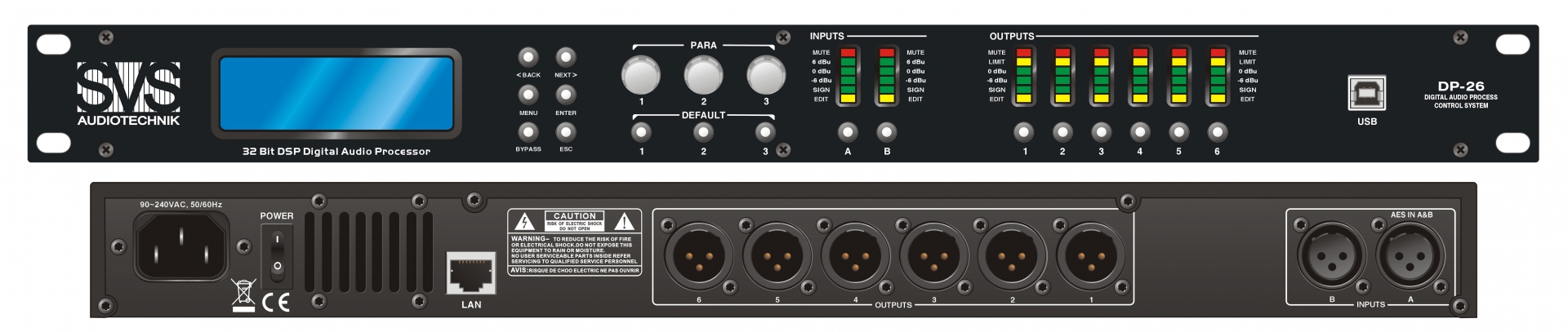 SVS Audiotechnik DP-26 Цифровой процессор: 2 входа 6 выходов в Светлом Яре