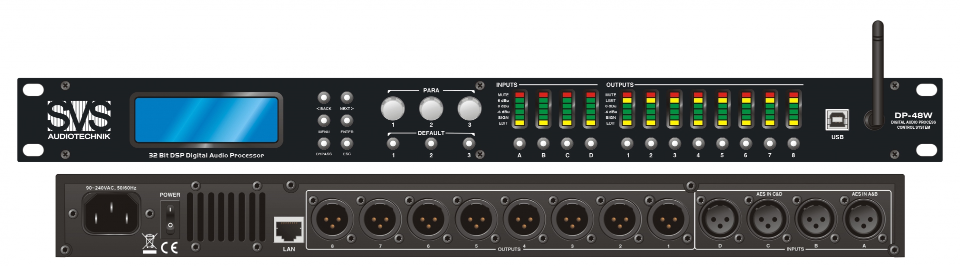 SVS Audiotechnik DP-48W Цифровой процессор: 4 входа 8 выходов в Светлом Яре
