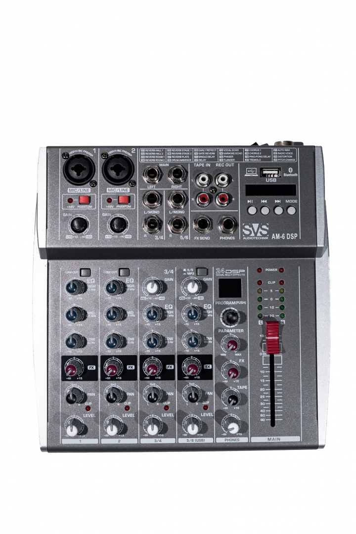 SVS Audiotechnik mixers AM-6 DSP Микшерный пульт аналоговый, 6-канальный SVS Audiotechnik mixers в Светлом Яре