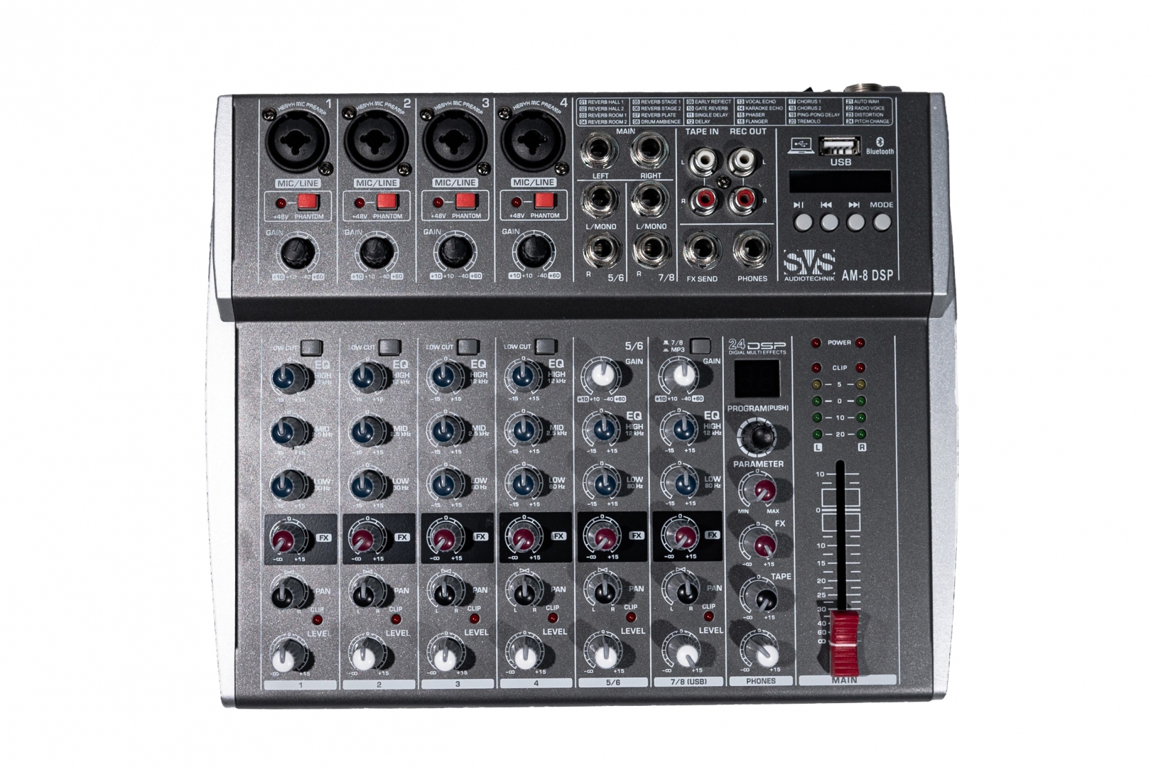 SVS Audiotechnik mixers AM-8 DSP Микшерный пульт аналоговый, 8-канальный в Светлом Яре